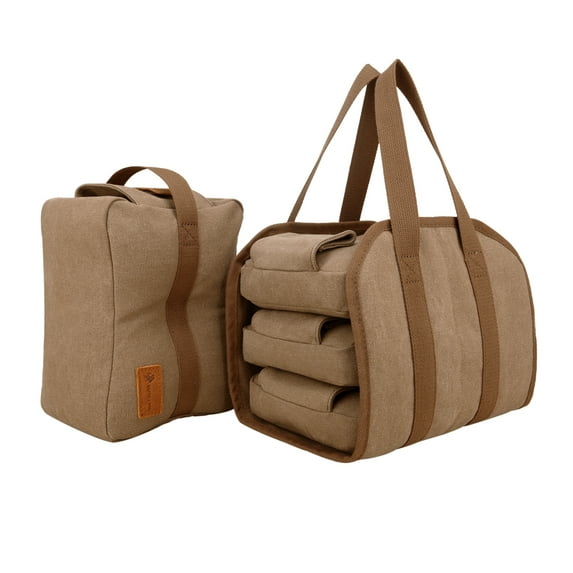 WAYNE'S DOG Canvas Shooting Rest Bags Set , Rest Front & Rear Support Sandbag Stand Holders