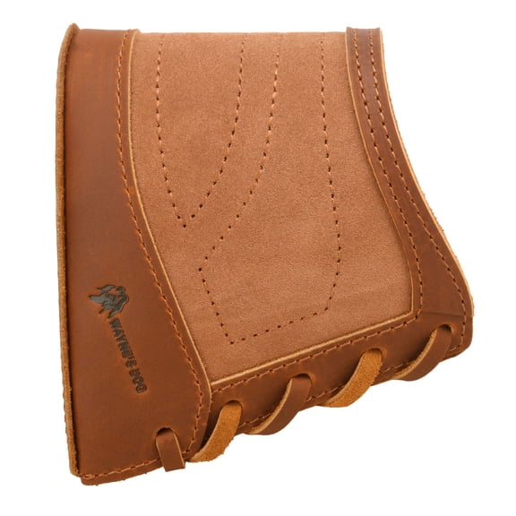 WAYNE'S DOG Slip on Recoil Pads for Rifles Shotguns, Adjustable Leather & Suede Shotgun Stock Extension Pad