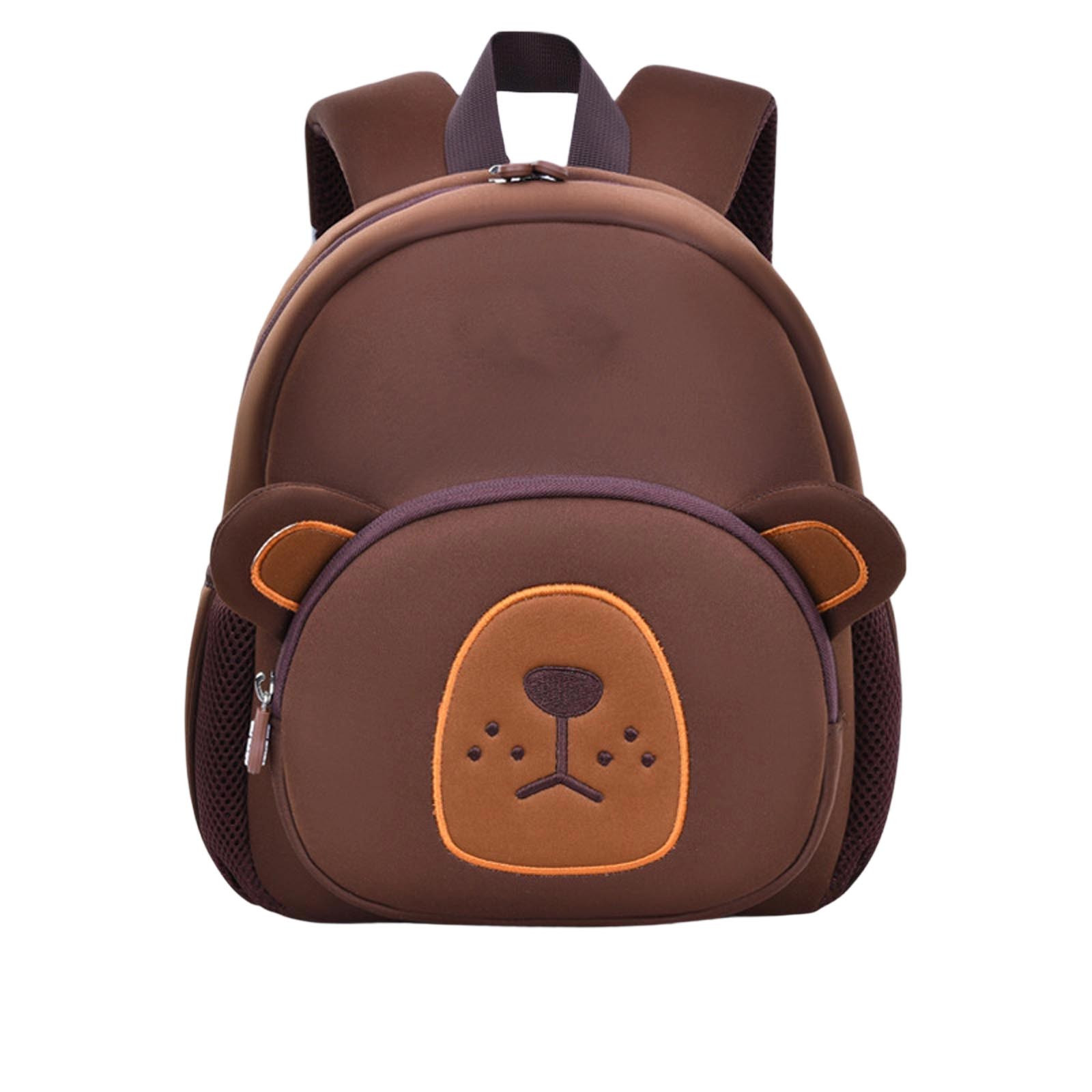 Mochila infantil para regreso a clases, tema de animales de caricatura linda, para kínder y preescolar, liviana, uso diario, casual para exteriores