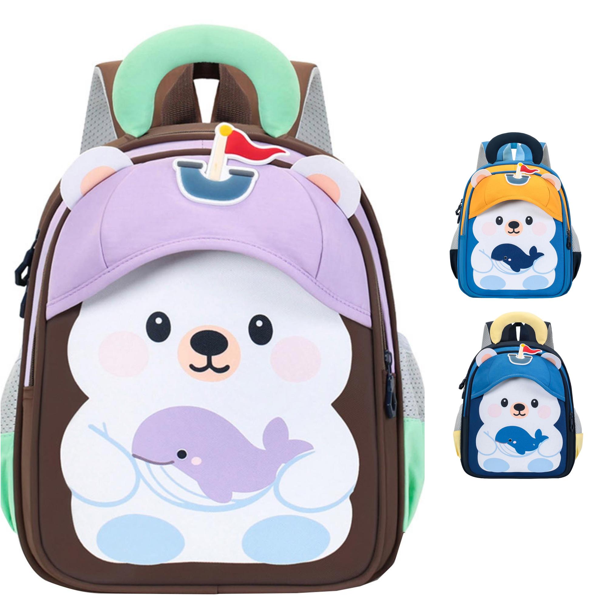 Mochila para niños, para regreso a clases, gran capacidad, con diseño 3D de caricatura, linda y moderna, para jardín de infantes, para actividades casuales