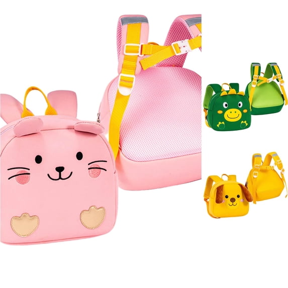 WAYUTE Backpack for Kids Cartoon Toddler Backpacks for Kindergarten Preschool Cute Animal Shape Lightweight Daily Use Bookbag Casual School Activities
