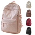thumbnail image 1 of WAYUTE Backpack for Kids Children Large Capacity Back to School Backpack Polka Dot Print Compartment and Zip Up Design Lightweight Bookbag Casual School Activities, 1 of 6