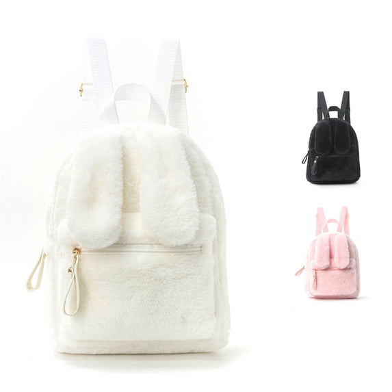 WAYUTE Backpack for Kids Cute Backpacks with Rabbit Ears Design Large Capacity Solid Color Lightweight and Everyday Use Bookbag Casual School Activities