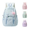 thumbnail image 1 of WAYUTE Backpack for Kids Stylish Large Capacity Star Print Backpacks for Girls Cute Everyday Use Versatile Twin Shoulder Design Bookbag Casual School Activities, 1 of 5