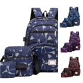 thumbnail image 1 of WAYUTE Backpack for Kids Waterproof Floral 3 Pcs Backpack Set for Everyday Use with Polyester Construction and Modern Design Bookbag Casual School Activities, 1 of 3