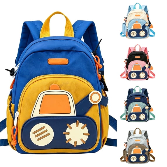 WAYUTE Backpack for Kids Zip Up Cartoon Themed Backpacks Cute Double Shoulder Preschool with Soft Straps and Lightweight Design Bookbag Casual School Activities