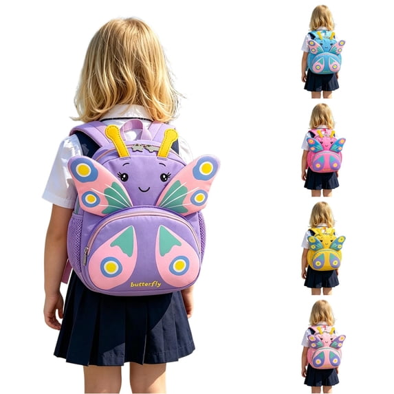 WAYUTE Backpack for Kids Back to School Backpacks Everyday Use with Large Capacity and Cartoon Themed Design Toddler Bookbag Casual School Activities