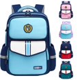 thumbnail image 1 of WAYUTE Backpack for Kids Back to School Backpacks Large Capacity Zip Up Daypack Toddler Lightweight Patchwork Color Bookbag Casual School Activities, 1 of 3
