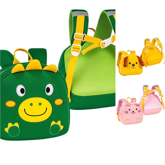 WAYUTE Backpack for Kids Cartoon Toddler Backpacks for Kindergarten Preschool Cute Animal Shape Lightweight Daily Use Bookbag Casual Outdoor Travel