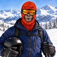 WAYUTE Balaclava Ski Mask Funny 3D Face Graphic Knit Full Coverage Neck ...