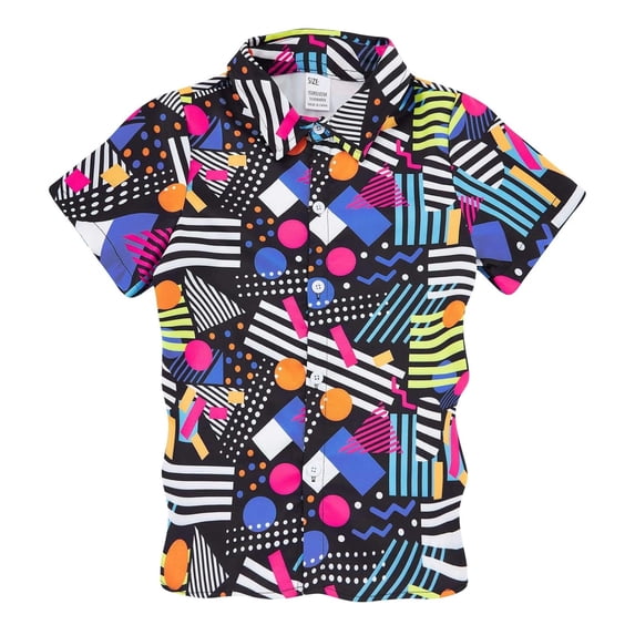 WAYUTE Boys Shirts Long Sleeve Button Down Shirt for Kids Youth Twill Fabric Top with Pocket Versatile Casual School