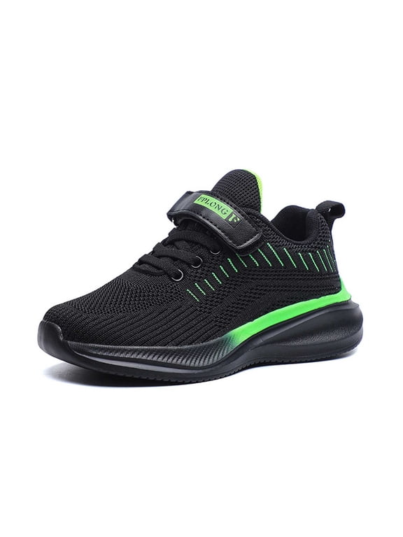 Boys Sneakers Breathable Flexible Cushioned Sports Footwear Soft Sole for Kids Child Running Shoes Casual School Wear