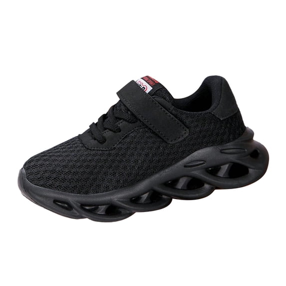 WAYUTE Boys Sneakers Solid Color Flexible Cushioned Sports Footwear for Child Kids Training Running Shoes Casual Outdoor