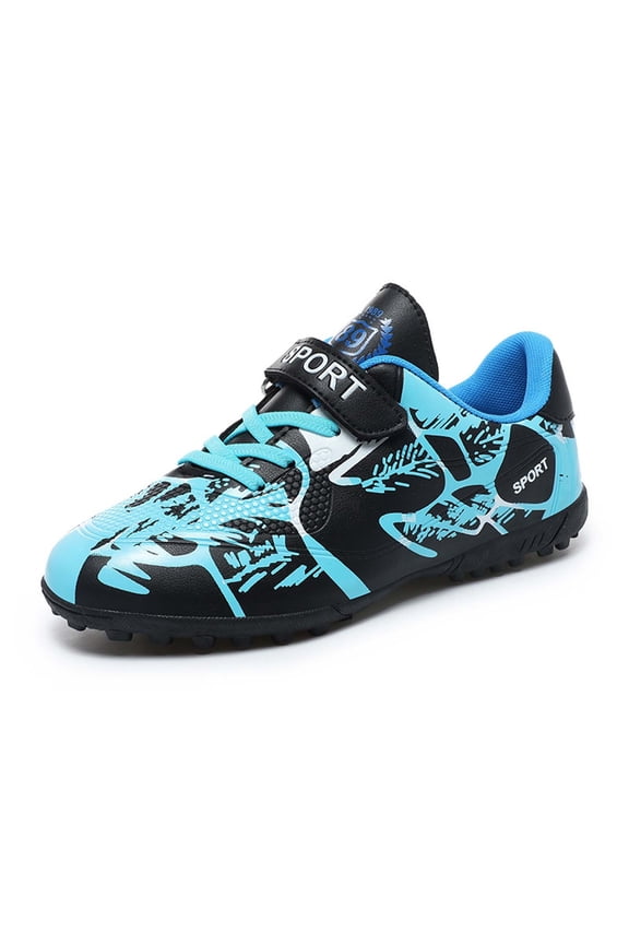 Boys Sneakers with Cleats Studs Lightweight Sports Kids Youth Football Training Running Shoes Casual Daily Wear