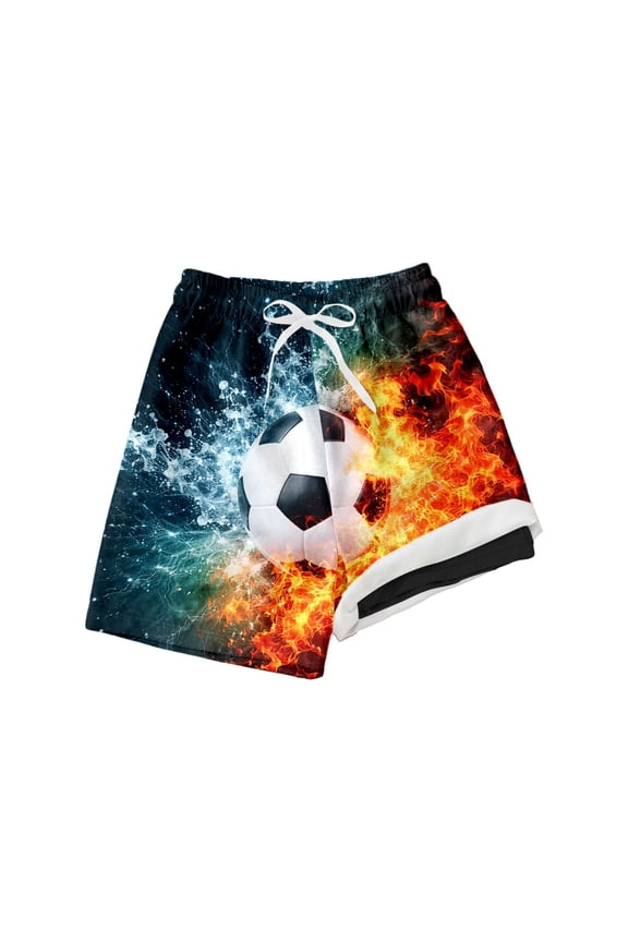 Boys Swim Trunks Elastic Waisted Funny Graphic Quick Drying Swimwear for Youth Comfortable Water Activities