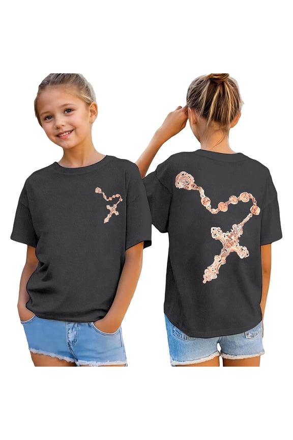 Boys T Shirts Cool Graphic Short Sleeve Crew Neck Tee for Kids Youth Soft Trendy Lightweight Casual Outdoor