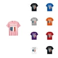 thumbnail image 1 of WAYUTE Boys Tshirts 250th Anniversary USA Shirt Crewneck Short Sleeve National Flag Colors Patriotic Graphic Tee Summer Casual, 1 of 3