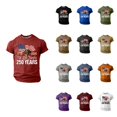 thumbnail image 1 of WAYUTE Boys Tshirts 4th of July Independence Day 250th Anniversary USA Shirt Mesh Soft Patriotic Graphic Tee for Kids Summer Casual, 1 of 4