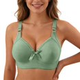 thumbnail image 1 of WAYUTE Bras for Women Comfortable Everyday Full Coverage Solid Color Underwire Bra with Wide Support Band and Three Of Back Closure, 1 of 5