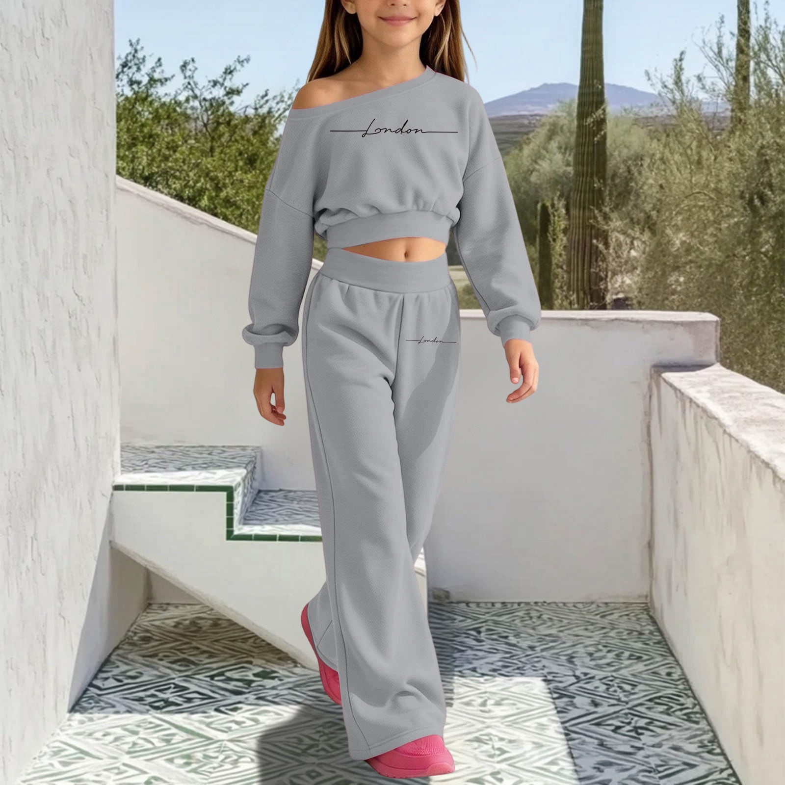 WAYUTE Children Kids Off Shoulder