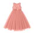thumbnail image 1 of WAYUTE Dresses for Girls Elegant Sleeveless High Waisted for Lace Formal Gown Solid Color Princess Dress Casual Dailywear, 1 of 4