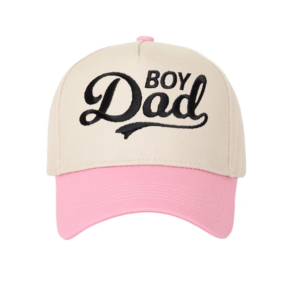 WAYUTE Father's Day Embroidered Letter Hard Top Sun Protection Baseball Visor Cap for Unisex Stylish Hat Casual Outdoor