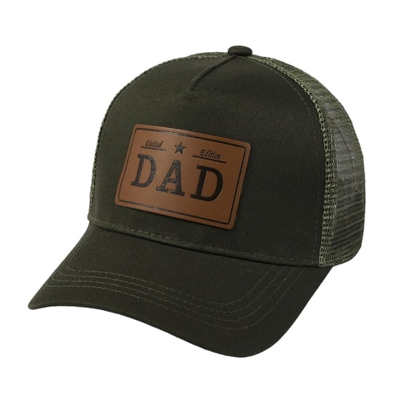 WAYUTE Father's Day Unisex Letter Embroidered Mesh Visor Hat Retro Versatile Adjustable Snapback Cap Trendy Summer Outdoor