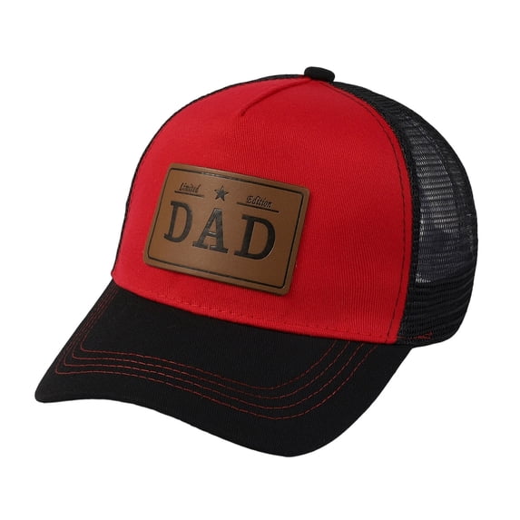 WAYUTE Father's Day Unisex Letter Patch Embroidered Visor Hat for Classic Style Sun Cap with Flexible Fit Casual Outdoor