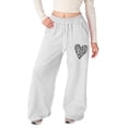 thumbnail image 1 of WAYUTE Girls Baggy Sweatpants Lightweight Straight Leg Sports Athletic Pants with Pockets Loose Comfort Stretch Outdoor Sweat Pants, 1 of 7