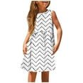 thumbnail image 1 of WAYUTE Girls Dress Cute Printed Round Neck Sleeveless Comfort Sundress Spring Summer Beach Casual Dailywear, 1 of 5
