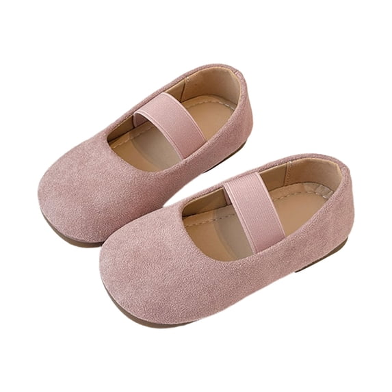 WAYUTE Girls Shoes Toddler Soft Sole Flower Girl Dress Shoes School Wedding Party Solid Color Princess Shoes Casual Outdoor