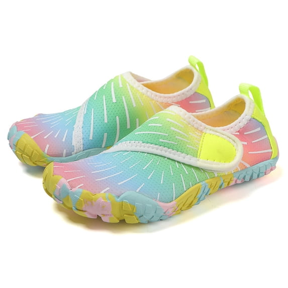 WAYUTE Girls Sneakers Lightweight Breathable Quick Drying for Sports Hiking Beach Comfortable Kids Water Shoes Casual Outdoor