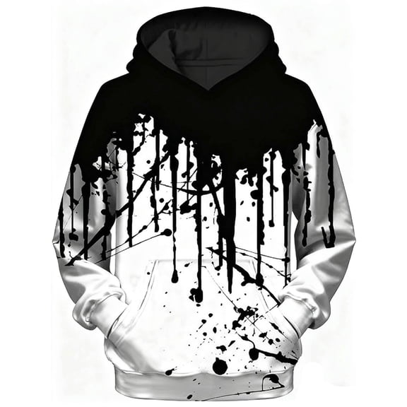WAYUTE Girls Sweatshirt Boys Graphic Pullover Hoodie Crewneck Sweatshirt Soft Comfort Daily Wear Loungewear for Kids Youth Play Outfit