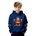thumbnail image 1 of WAYUTE Girls Sweatshirt Cow Print Cute Hooded Sweatshirt for Boys Soft Pullover Kids Casual Hoodie with Pocket, 1 of 6