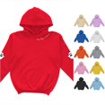 thumbnail image 1 of WAYUTE Girls Sweatshirt Halloween Oversized Ghost Printed Long Sleeve Graphic Hoodies Kids Loose Cute Fall Winter Apparel Casual Dailywear,Red,Size 2-3 Y, 1 of 4