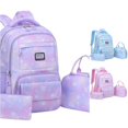 thumbnail image 1 of WAYUTE Kids Backpack 3 Pcs Backpack Set for Girls Large Capacity Tie Dye Rucksack for Elementary Students Waterproof Bookbag Casual Outdoor Travel, 1 of 4