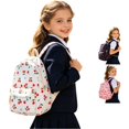 thumbnail image 1 of WAYUTE Kids Backpack Back to School Backpacks with Large Capacity Cherry Print Cartoon Everyday Use Soft Daypack Bookbag Casual Outdoor Travel, 1 of 7