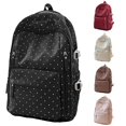 thumbnail image 1 of WAYUTE Kids Backpack Children Large Capacity Back to School Backpack Polka Dot Print Compartment and Zip Up Design Lightweight Bookbag Casual School Activities, 1 of 6