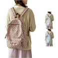 thumbnail image 1 of WAYUTE Kids Backpack Children's Double Shoulder Leopard Print Zip Up Back to School Backpack for Daily Use Commuting Bookbag Casual School Activities, 1 of 7