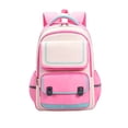 thumbnail image 1 of WAYUTE Kids Backpack Color Block Back to School Backpack Lightweight Breathable Padded Straps Large Capacity Elementary Bookbag Casual Outdoor Travel, 1 of 3