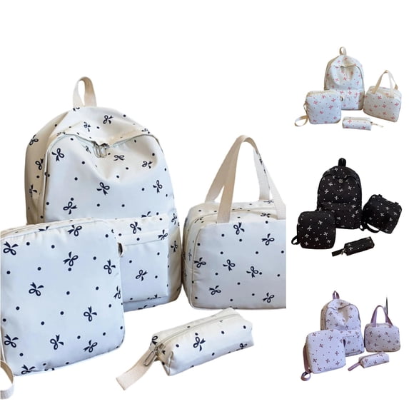 WAYUTE Kids Backpack Floral Print Back to School Backpack with Comfortable Straps and Zip Up Design for Student Daily Use Bookbag Casual School Activities
