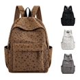 thumbnail image 1 of WAYUTE Kids Backpack Lightweight Corduroy School Backpack for Fall Winter Comfortable Shoulder Laptop Compatible Tote Bookbag Casual School Activities, 1 of 7