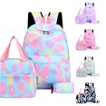 thumbnail image 1 of WAYUTE Kids Backpack Lightweight Gradient School 3 Pcs Backpack Set for Girls Elementary To Middle School Versatile Cute Bookbag Casual Outdoor Travel, 1 of 3