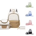 thumbnail image 1 of WAYUTE Kids Backpack Spacious Leopard Print 3 Pcs Backpack Set Large Capacity Lightweight with Pencil and Lunch Bag Bookbag Casual Outdoor Travel, 1 of 3