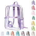 thumbnail image 1 of WAYUTE Kids Backpack Transparent Schoolbag Large Capacity Clear Backpack Waterproof Adjustable Straps Lightweight Bookbag Casual Outdoor Travel, 1 of 4