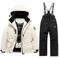 thumbnail image 1 of WAYUTE Kids Winter Ski Suit Boys Girls Warm Thermal Snowsuit Outfit for Cold Weather Comfortable Loose Outdoor Activities Sports Sweat Suit, 1 of 2
