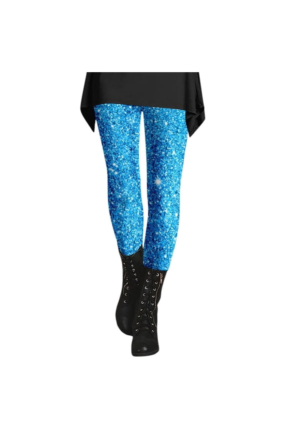 Leggings for Women Tummy Control Stylish Printing Casual Tights Push up Stretchy Fit Gym for Ladies Gym Fitness L