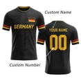 thumbnail image 1 of WAYUTE Men's Germany Soccer T Shirt Short Sleeve Athletic Fit Crew Neck Tee with DIY Name Number Patriotic Flag Sport Top for Game Days, 1 of 7
