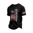 thumbnail image 1 of WAYUTE Mens 250th Anniversary USA Shirt National Flag Colors Graphic Crewneck Tee with Texture Print Casual Blend Top 4th of July T-Shirts, 1 of 3