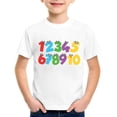 thumbnail image 1 of WAYUTE Number Graphic Tees for Boys Soft Short Sleeve Blend Shirts for Kids Playwear Versatile Casual Outdoor, 1 of 4